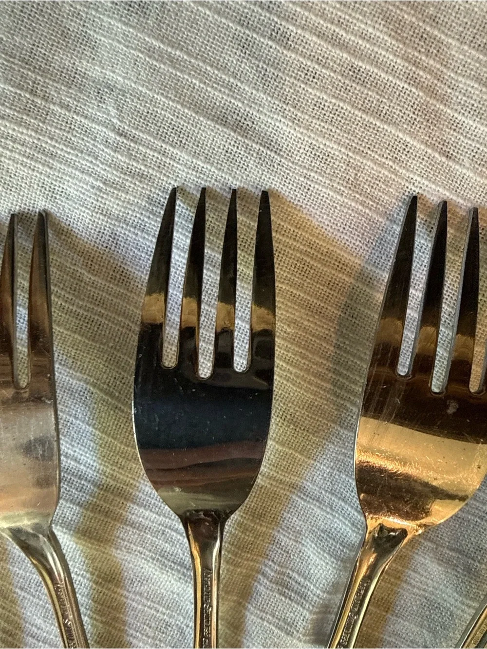 Vtg Oneida Northland Stainless Steel Salad Forks 6.25” - Set of 6 - READ
